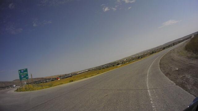 Riding east on I-80 between Green River, WY and Rawlins, WY.