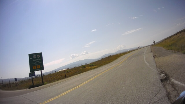 Exiting I-80 at the Walcott junction.