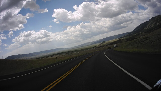 Riding east on highway 130 between Centennial, WY and Laramie, W