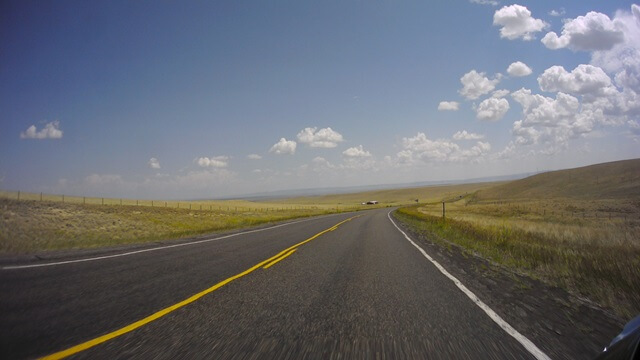 Riding east on highway 130 between Centennial, WY and Laramie, W