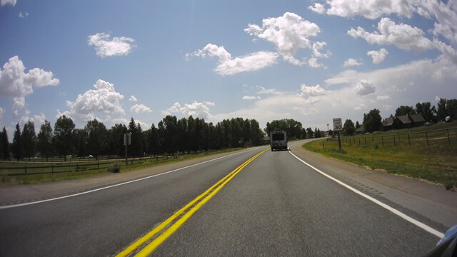 Riding east on highway 130 between Centennial, WY and Laramie, W