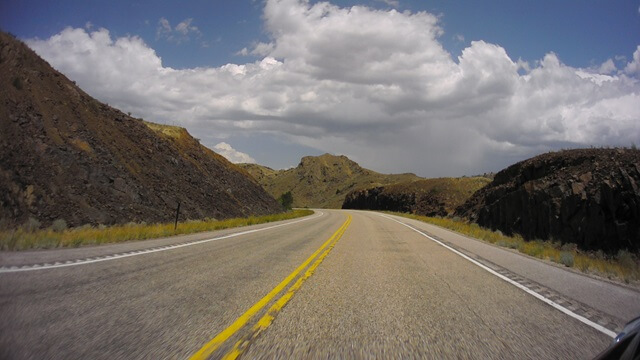 Riding on highway 34 between Bosler, WY and Wheatland, WY.