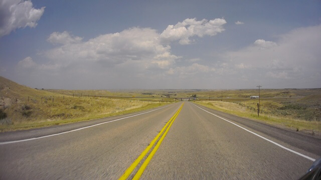 Reaching the junction of highway 30 and I-25.