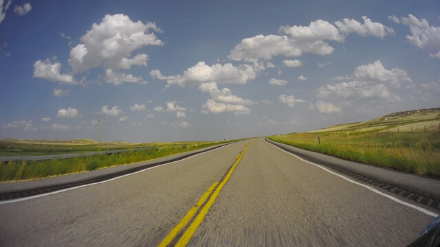 Riding east on highway 18 between Lusk, WY and Chadron, WY.