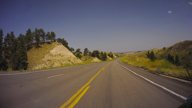 Riding east on highway 18 between Lusk, WY and Chadron, WY.