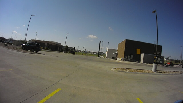 Leaving the Holiday Inn Express in Chadron, NE.