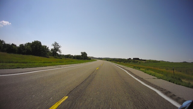 Riding east on highway 30 between Chadron, NE and Merriman, NE.