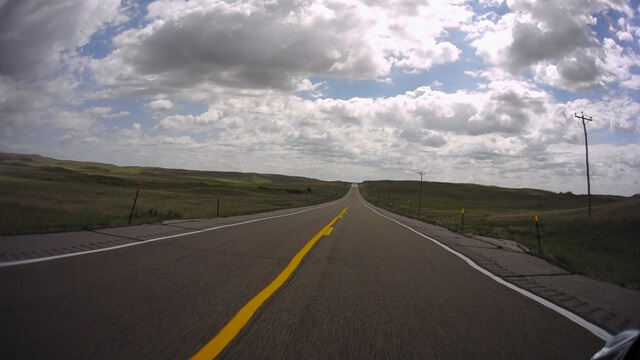 Riding east on highway 30 between Chadron, NE and Merriman, NE.