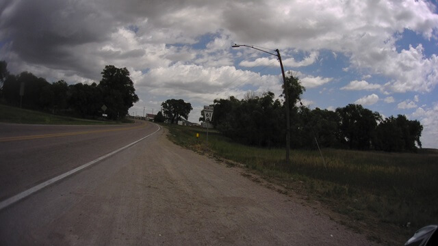 Stopping for a stretch break in Merriman, NE.