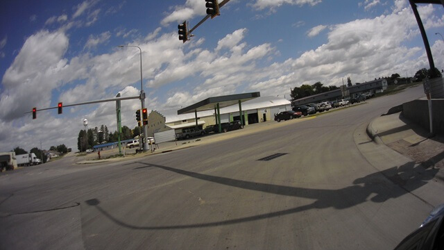 Riding through Martin, SD.