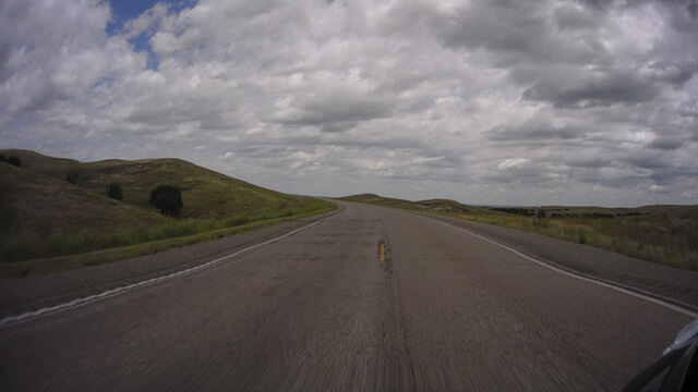 Riding north on highway 73 south of Kadoka, SD.