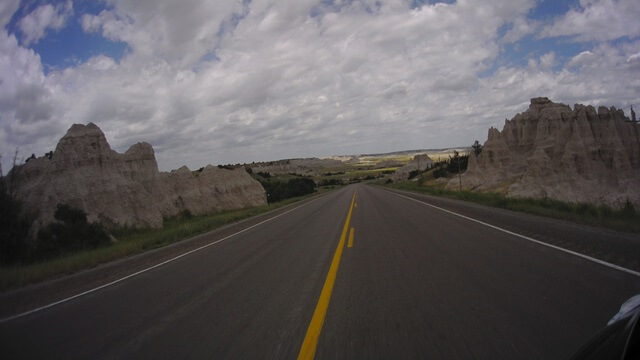 Riding north on highway 73 south of Kadoka, SD.