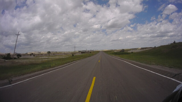 Riding north on highway 73 south of Kadoka, SD.