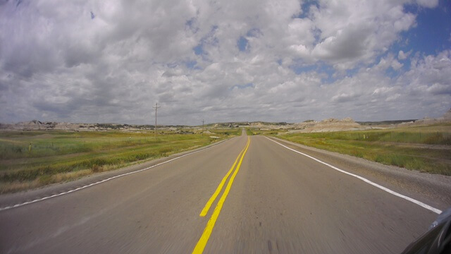 Riding north on highway 73 south of Kadoka, SD.