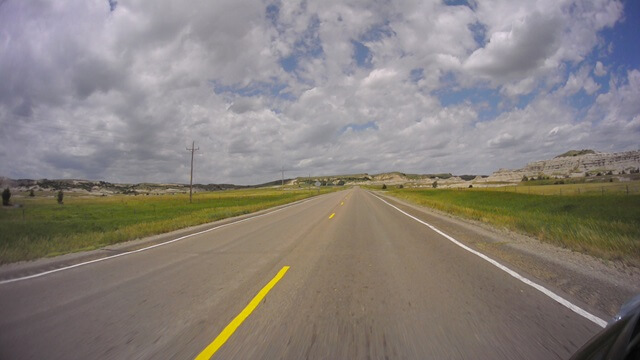 Riding north on highway 73 south of Kadoka, SD.