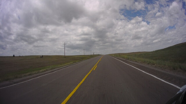 Riding north on highway 73 south of Kadoka, SD.