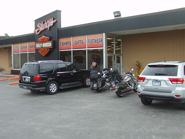 The Harley dealer in Sturgis, SD