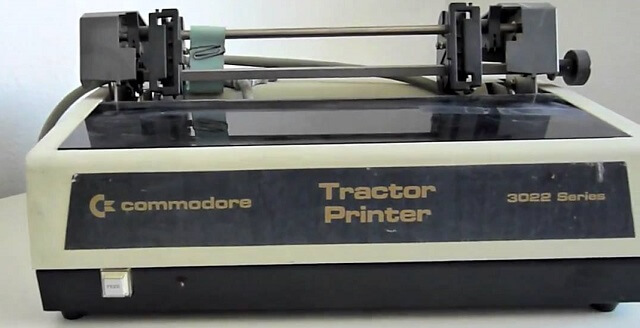 Commodore Tractor Printer