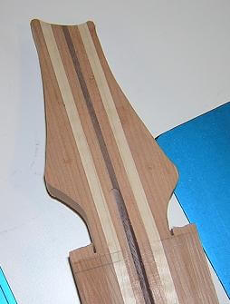 The headstock cut to final size.