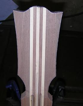 Done with the rough headstock cut.