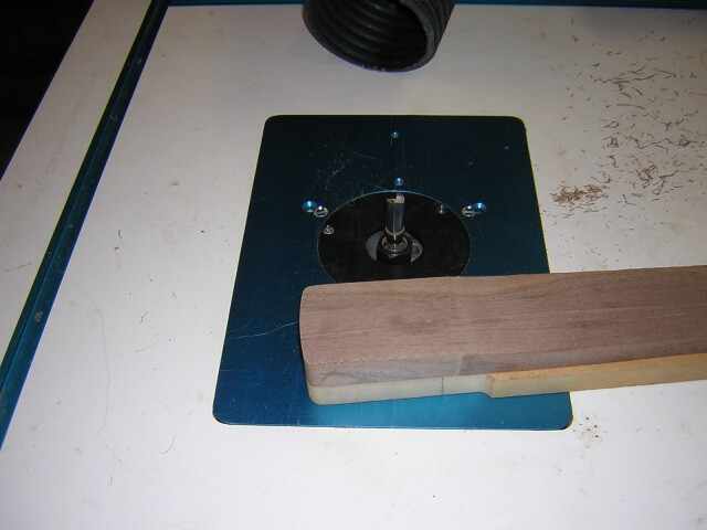 Routing the heel