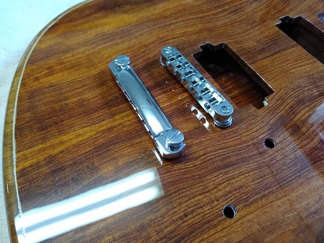 The stop tailpiece installed.