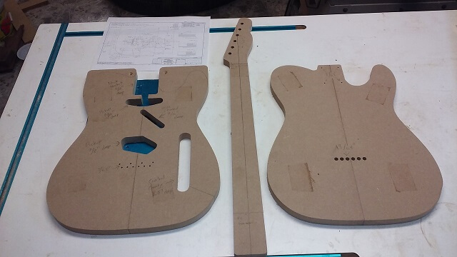 The finished templates.