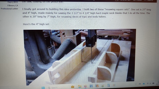 An idea for a new resawing jig.