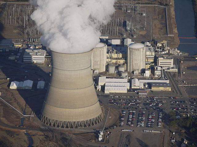 An arial photo of the Russelville nuclear power plant.
