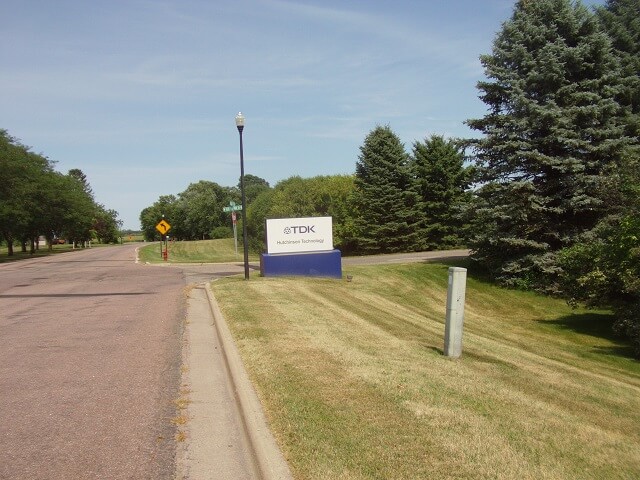Entrance to HTI in Hutchinson, MN