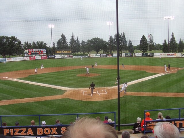 The St. Cloud Rox baseball game.