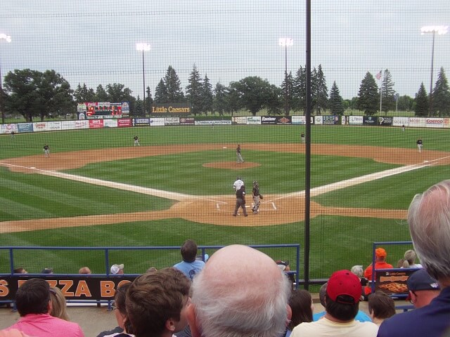 The St. Cloud Rox baseball game.