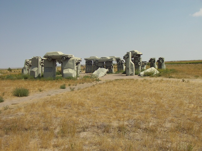 My first view of Carhenge.
