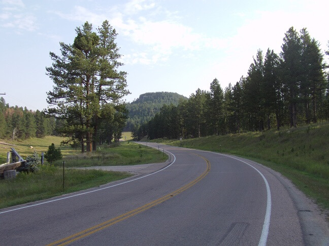The road to Sturgis.