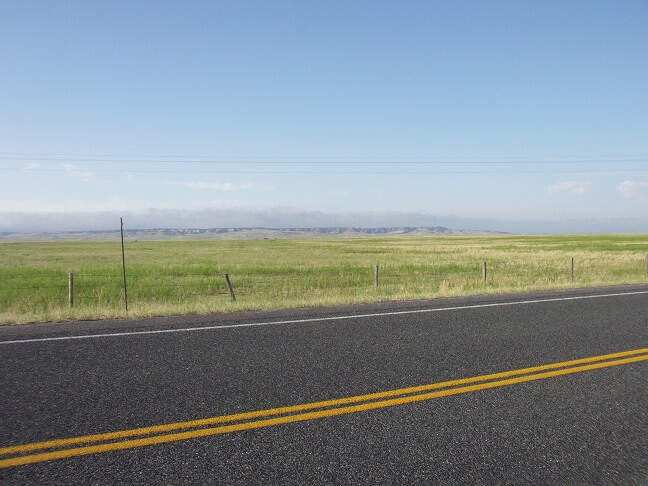 The dullness of southeastern Wyoming.