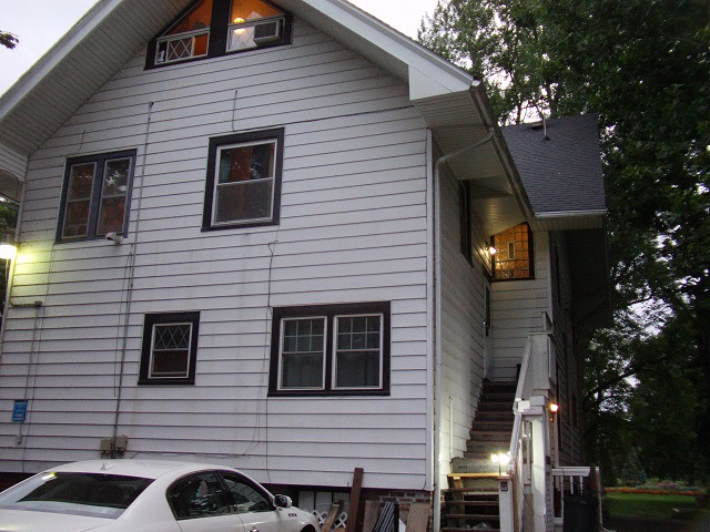 The house where I stayed in Des Moines, IA
