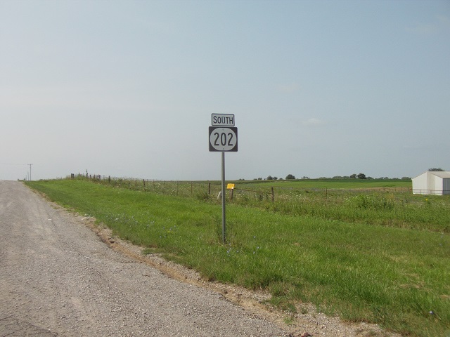 Highway 202 just north of Moulton, IA