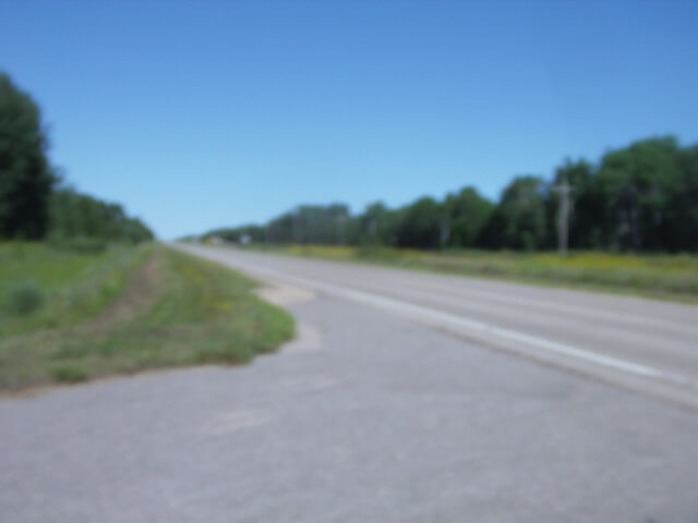 Highway 11 in near Warroad, MN.