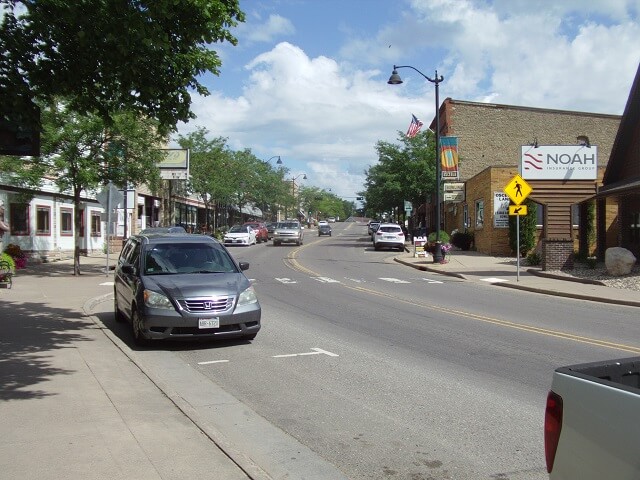 Cascade Street in Osceola, WI