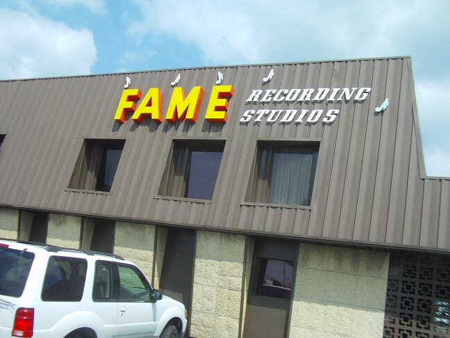 Fame recording studio in Muscle Shoals.