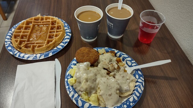 My breakfast at the Country Inn hotel in Columbia, MO.