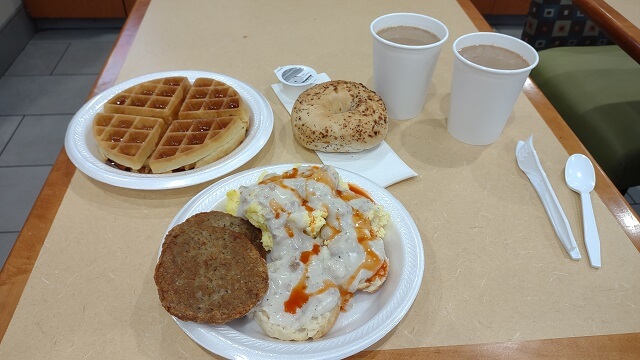 My breakfast at the Country Inn hotel in Evansville, IN.