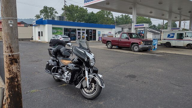 Stopping for a rest break in Portsmouth, OH.