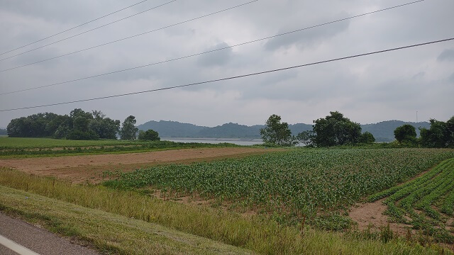 The Ohio River Scenic Byway near Point Pleasant, OH.