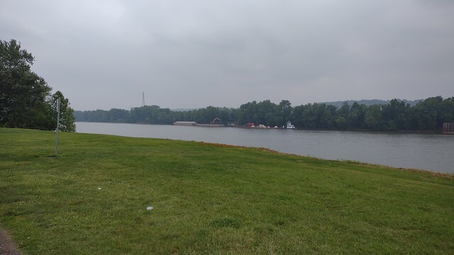 The Ohio River in Racine, OH.