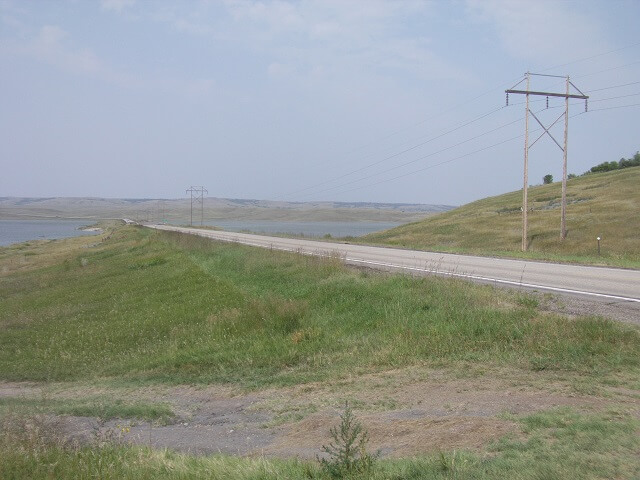 The Missouri River at Mobridge, SD.