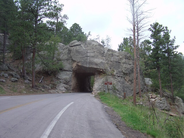 Scovel Johnson Tunnel on Iron Mountain Road