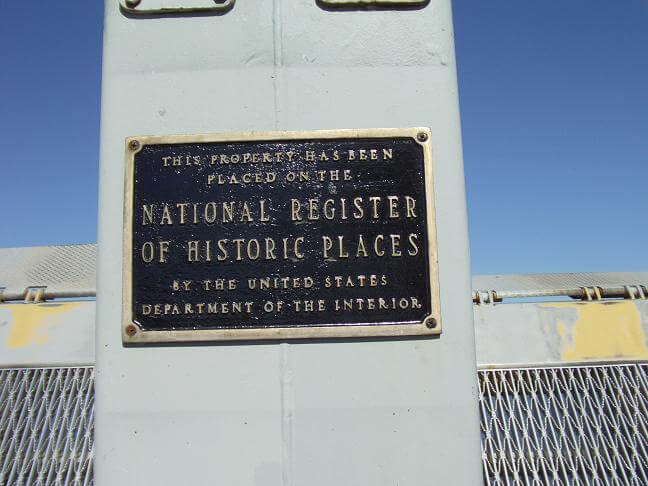 A historic plaque.