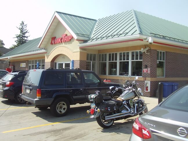 Back at the Kwik Trip in Mt. Horeb, WI