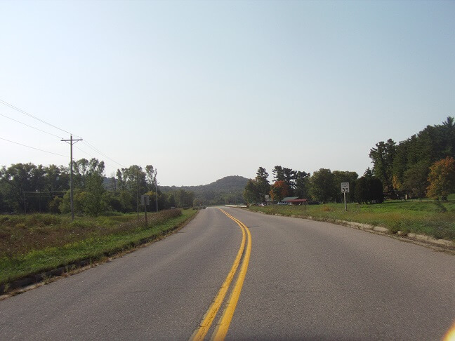 Riding between Reedsburg and LaCrosse, WI